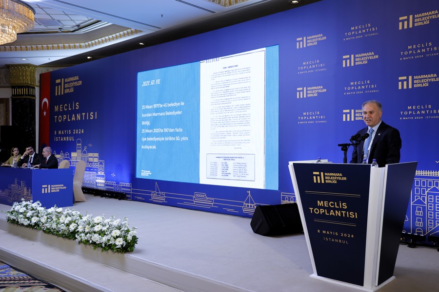 New President Elected at Marmara Municipalities Union's General Assembly}