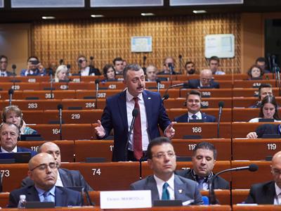 Başkan Büyükakın Avrupa Konseyi’nde Türkiye’yi Temsil Etti}