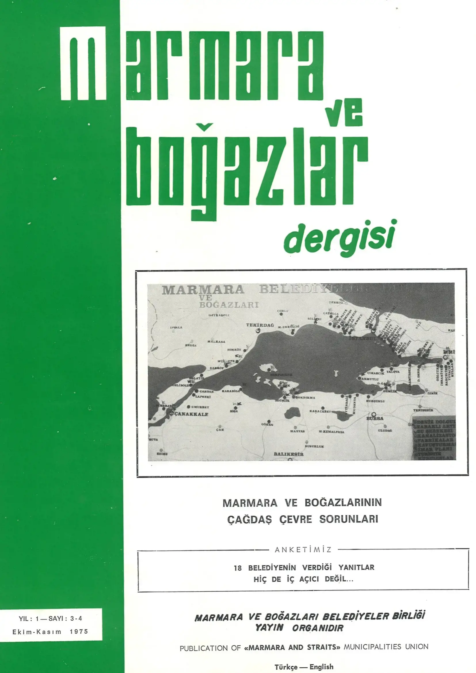 Marmara ve Boğazlar Dergisi - Ekim-Kasım 1975
                                    Resmi
