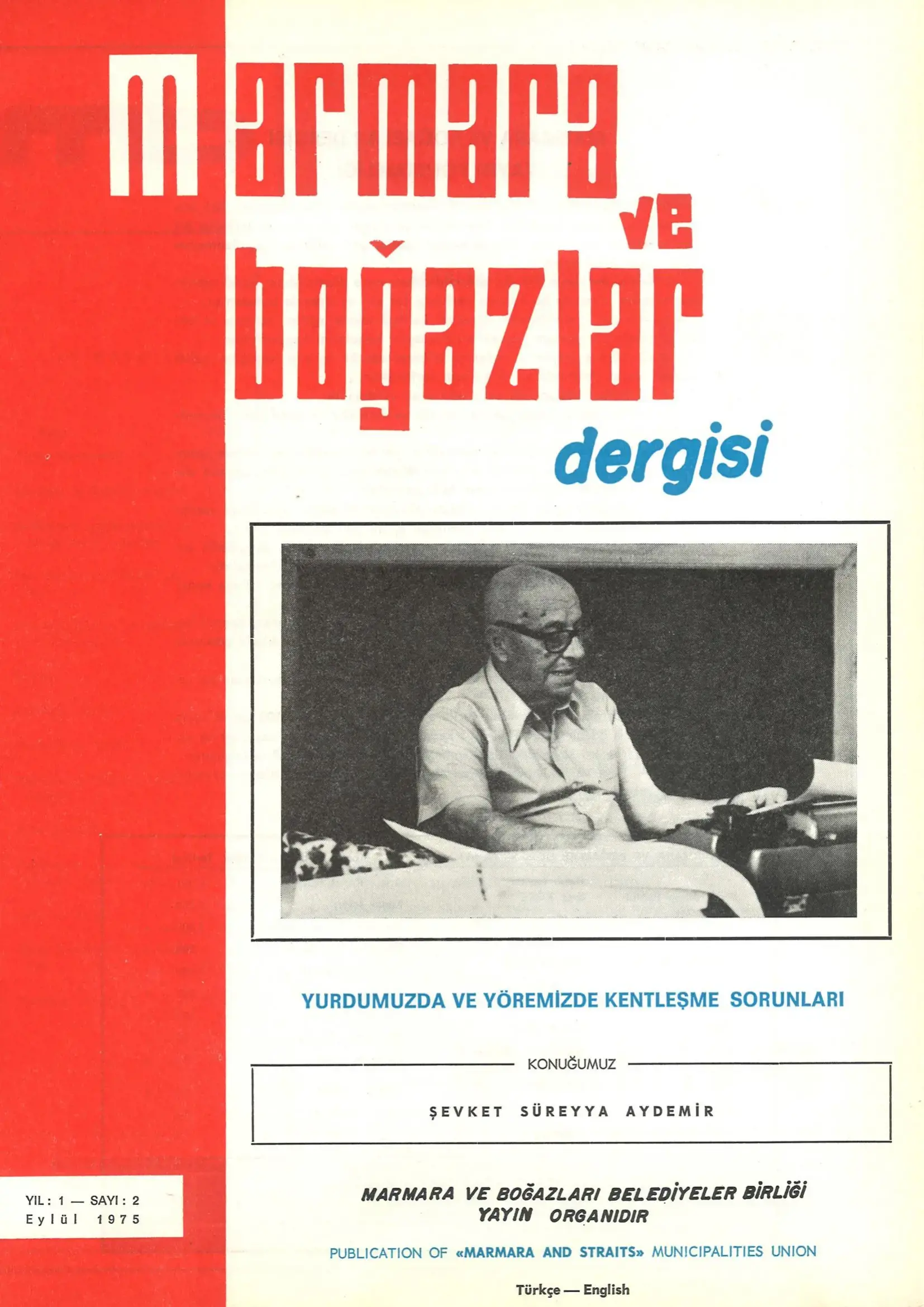 Marmara ve Boğazlar Dergisi - Eylül 1975
                                    Resmi