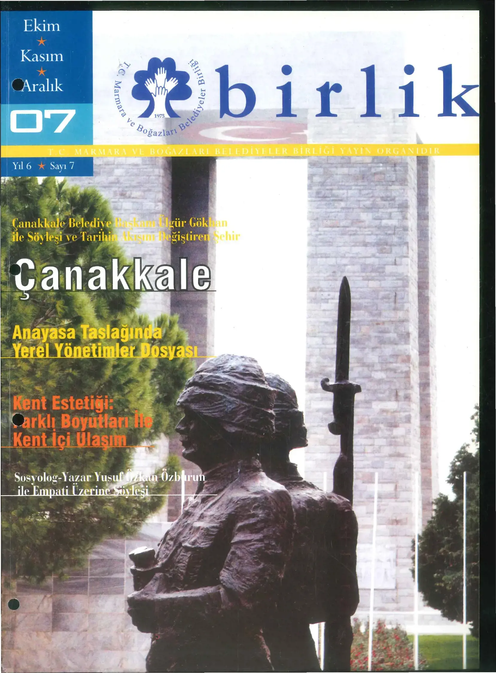 Birlik Dergisi - Ekim-Aralık 2007
                                    Resmi