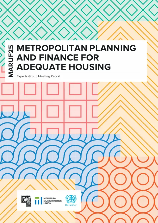  Experts Group Meeting Report on Metropolitan Planning and Finance for Adequate Housing  Resmi